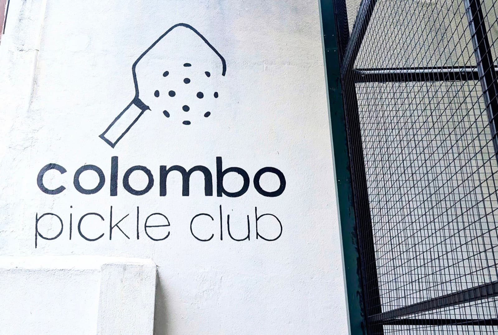 Colombo Pickle Club pickleball court Torrington Avenue Colombo