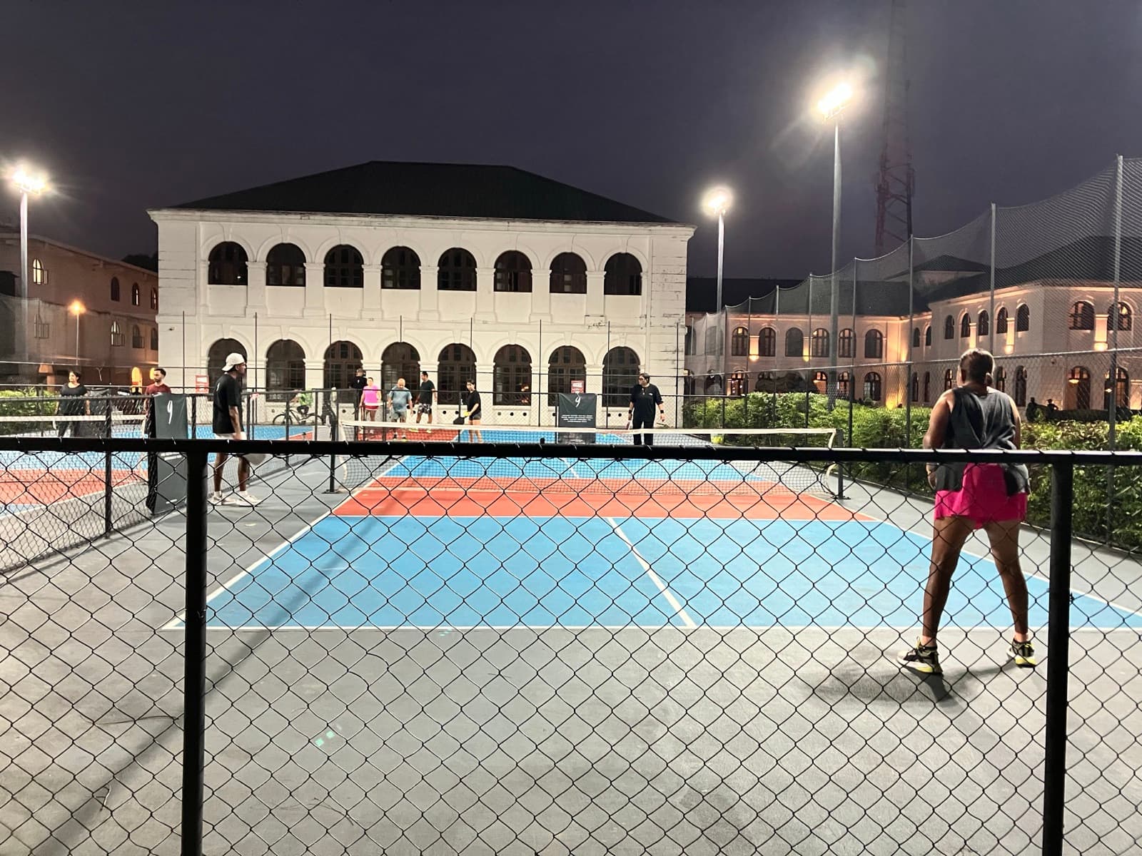 Indoor pickleball court at The Pickle Island, Arcade Independence Square, Colombo